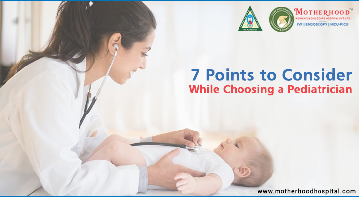 Points to Consider While Choosing a Pediatrician
